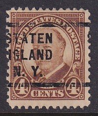 United States (1930) Sc 685 (1) used, precancel Staten Island NY