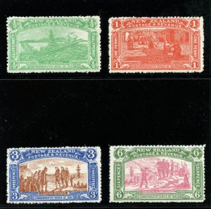 New Zealand 1906 Christchurch Exhibition set complete superb MNH. SG 370-373.