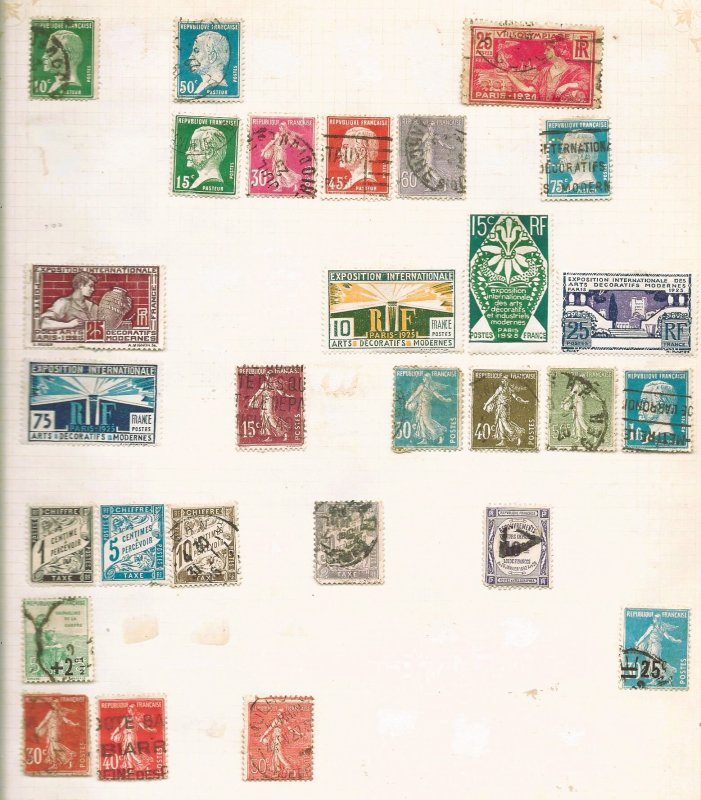 France and Colonies - 105 Different - All prior to 1930 - See Scans