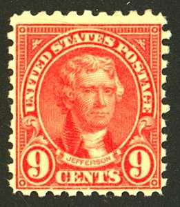 U.S. #590 MINT OG NH