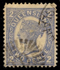 Queensland #132 QV Definitive Wmk.12 Used