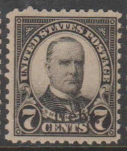 U.S. Scott #676 McKinley - Nebraska Overprint Stamp - Mint Single