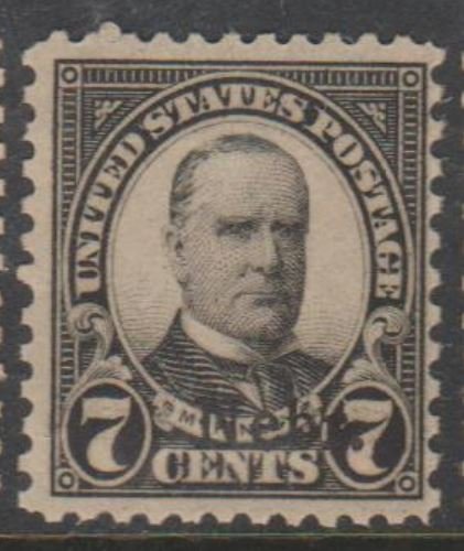 U.S. Scott #676 McKinley - Nebraska Overprint Stamp - Mint Single
