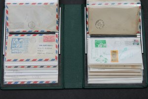 VDP FLIP FILE FIRST DAY COVER ALBUM  with 50 Unique Covers FDC, 1st Flight, DPO