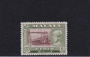 Kedah Scott # 105 VF mint lightly hinged nice color cv $ 35 ! see pic !