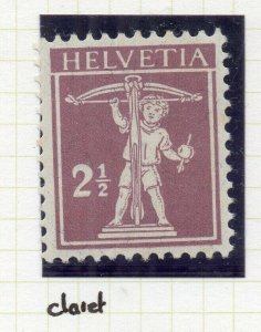 Switzerland Helvetia 1917-18 Early Issue Fine Mint Hinged 2.5c. NW-167885
