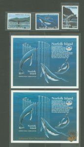 Norfolk Island #573-76a Mint (NH) Single (Complete Set)