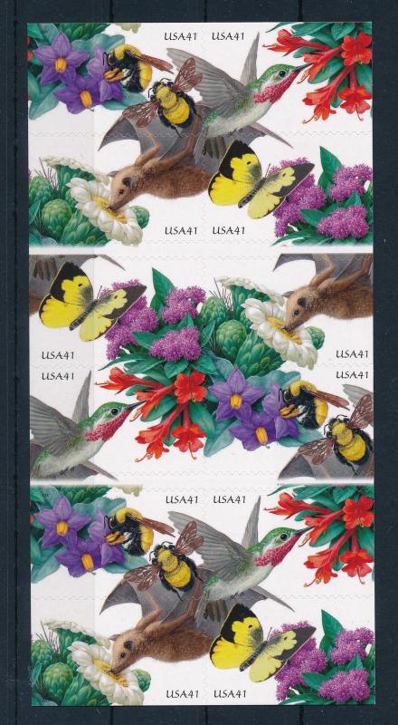 [42035] United States 2007 Animals Birds Insects Butterflies MNH Foil Sheet