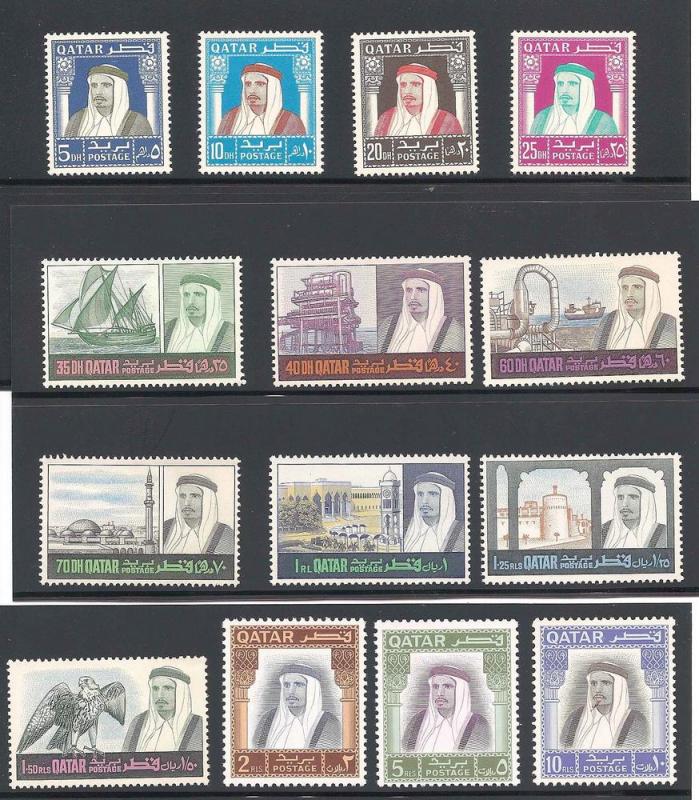 Qatar 146-159 Mint VF H