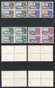 Gold Coast 1935 Silver Jubilee SG113/6 Fine Used BLOCKS OF 4