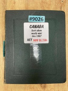 Collections For Sale, Canada (9026)  thru 1967