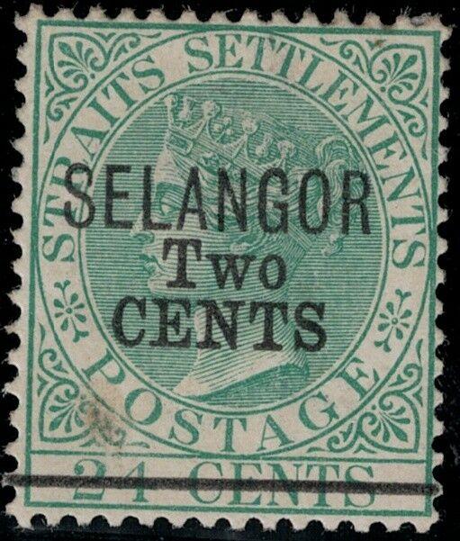 Malaya-Selangor 1891 SC 21 Mint SCV$ 225.00