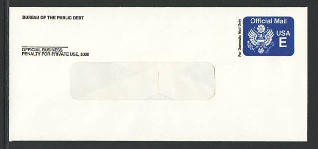 US UO76 Official Postal Envelope Unused 