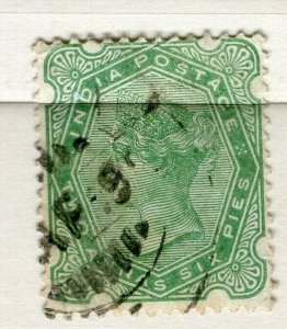 INDIA; 1882-90 early classic QV issue Shade of 2a. 6p. value,