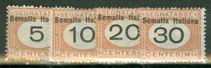 QJ: Somalia J31-34 mint CV $92