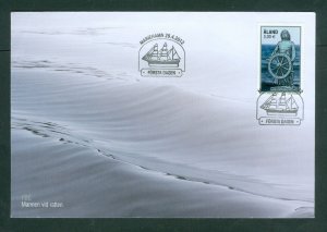 Aland. 2012 FDC. Sculpture  Man At The Wheel Seaman . Sc.#  329