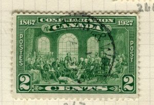 CANADA; 1927 early GV Confederation issue used 2c. value