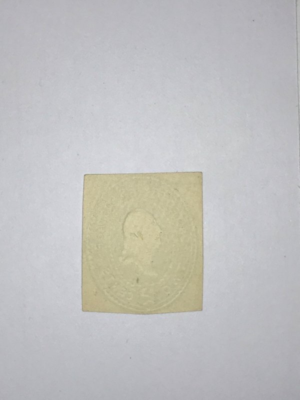 Scott# U318  1887 2 cent embossed Envelope stamp