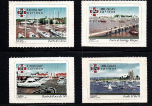 Uruguay Stamp 1997 -  ports from Colonia Punta del Este Buceo Santiago Vazquez