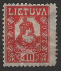 Lithuania 101 Prince Kestutis 1921