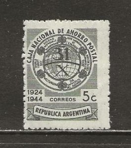 Argentina Scott catalog # 521 Unused HR