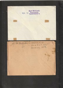 Germany / East Germany DDR Collection of 7 Postal History Covers 1950's 1960's