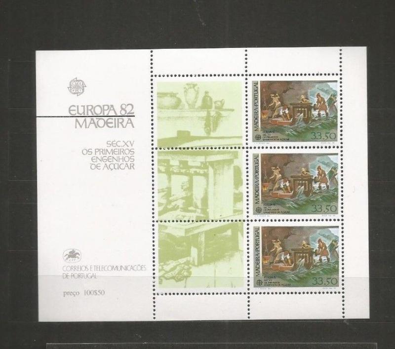 PORTUGAL-MADEIRA EUROPA 1982 SCOTT 81A MNH 