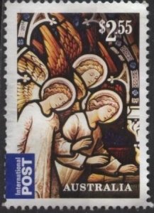 Australia 4215 (used) $2.55 Christmas: stained glass (2014)