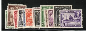 British Guiana #210 - #222 Very Fine Mint Very Lightly Hinged Set