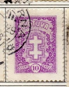 Lithuania 1921-27 Early Issue Fine Used 10c. 174366 