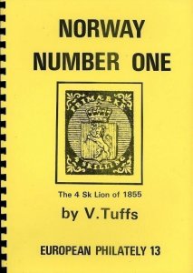 NORWAY 1855 4sk NUMBER 1 CATALOGUE V. Tuffs Illustrated (52 Pages)