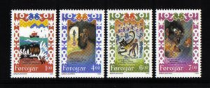 Faroe Islands #270-273   MNH   1994  Brusajokil`s law