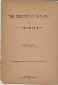 1906  The Deserts of Nevada and the Death Valley - Ephemera 1131