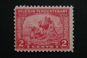 United States #549 2 Cent Pilgrim Tercentenary 1920