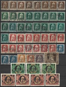 COLLECTION LOT 7531 BAVARIA  53 STAMPS 1911 CLEARANCE