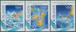 Cook Islands 2012 SG1655-1657 Olympics set MNH