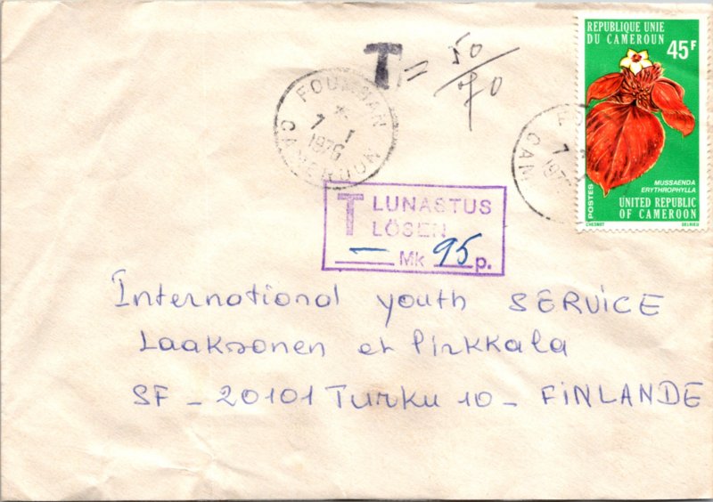 Cameroun, Flowers, Postage Due