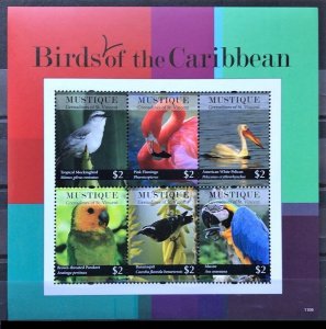 2011 St Vincent Grenadines Mustique 179-184KL Birds 10,00 €