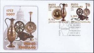 2007 - VATICAN - Scott #1352-1353 - FDC