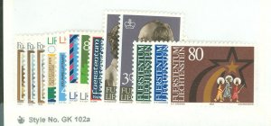 Liechtenstein #759-71  Single (Complete Set)