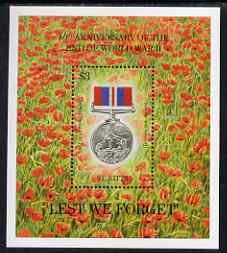 ST. KITTS - 1995 - End of WWII, 50th Anniv - Perf Min Sheet - Mint Never Hinged