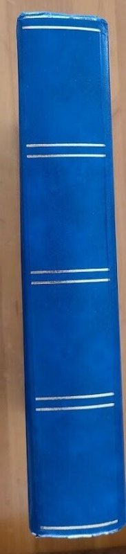  Used Leatherette Stockbook Blue High Quality 64 Pages 32 pgs. Double Sided 