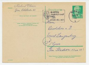 Card / Postmark Germany / DDR 1957 Scrap metal - Recycling