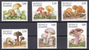 Monaco, Mushrooms MNH / 1988