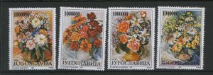 YUGOSLAVIA-MNH** SET-FLORA-FLOWERS-1993.