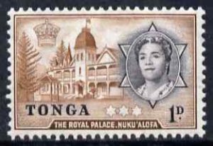 TONGA - 1953 - Royal Palace - Perf Single Stamp - Mint Never Hinged