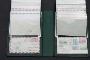 VDP FLIP FILE FIRST DAY COVER ALBUM  with 50 Unique Covers FDC, 1st Flight, DPO