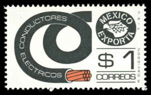 MEXICO Sc 1116 VF/MNH - 1984 1.0p Export Emblem & Electical Conductor