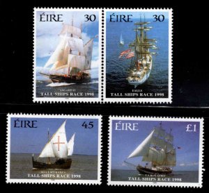 Ireland Scott 1141-1144 MNH** Ship stamp set