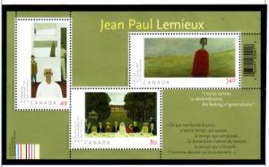 Canada Sc 2068 2004 Lemieux Paintings stamp sheet mint NH